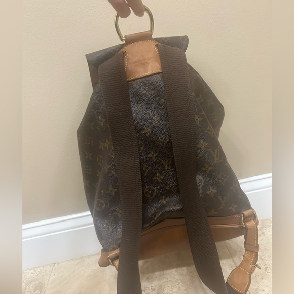 Louis Vuitton Montsouris Backpack MM Brown Canvas Vintage - Picture 2 of 6